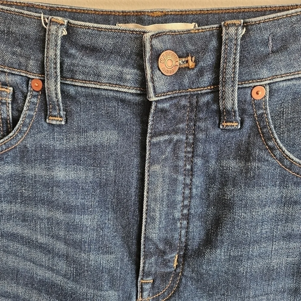 Madewell Medium Wash Curvy High-Rise Skinny Jeans
